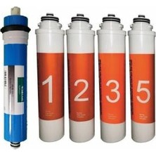 Sulook Waterlife Filtre 5 'li Set Waterlife Su Arıtma Uyumlu Set