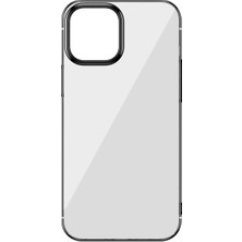 Canarino Baseus Glitter Iphone 12 Pro Max Şeffaf Lüx Silikon Kılıf Soft Tpu KILIF-(5775)