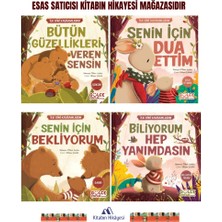 Gülce Kitap Okul Öncesi-Ilk Dini Kavramlarım,(Allaha Iman)(Şükür)(Dua Etme)(Sabır) Serisi 4 Kitap