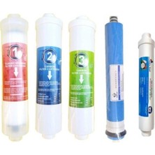 Sulook Ters Ozmoz Kapalı Kasa Su Arıtma Filtresi 5 Aşama Filtre Tam Set