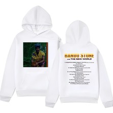 Tarzsokak Beyaz Unisex Donald Glover Bando Taş ve Yeni Dünya Hoodieslar Rahat Pop