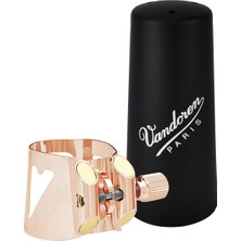 Vandoren LC01PGP Optimum Bb Clarinet Ligature  Cap; Pembe Altın
