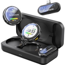 Saramonic Blinkme U2 Kablosuz Mini Mikrofon, iPhone ve Android Için, 48 Khz/24 Bit, Gürültü Engellem