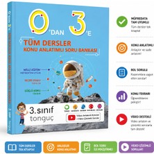 Tonguç Akademi Tonguç Yayınları 0'dan 3'e Tüm Dersler Konu Anlatımlı Soru Bankası (Maarif Model)