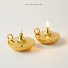 Herbal Accessory 🌟 Nostaljik Şıklık Modern Teknolojiyle Buluştu: Dekoratör Tip LED Kandil Lamba