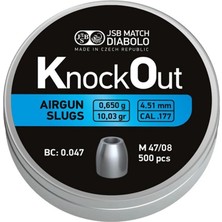belirtilmemiş jsb dıabolo knockout 4.51 mm  (cal177)