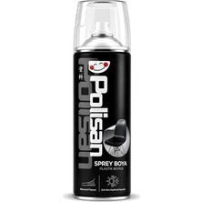 Polisan Sprey Boya Plastik Boyası Mat Siyah 400ML