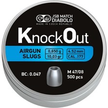belirtilmemiş jsb dıabolo knockout 4.52 mm  (cal177)