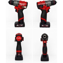 Milwaukee M12 FUEL FDD2 12V Brushless Akülü Darbeli Matkap (4.0 Ah Akü Dahil) 2 Yıl Garanti