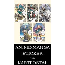 Akılçelen Kitaplar Witch Hat Atelier 1-2-3-4-5 Manga Seti (5 Kitap) / Anime-Manga Sticker ve Kartpostal Hediyeli