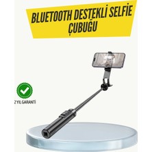 ALK Bluetooth Selfie Çubuğu – Katlanabilir, Uzaktan Kumandalı