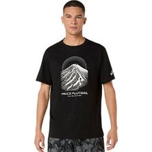 Asics Fujıtraıl Logo Ss Top Erkek Koşu Tişörtü 2011D527-001 Siyah