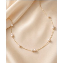 Tcey Incili 14K Kolye 50 cm