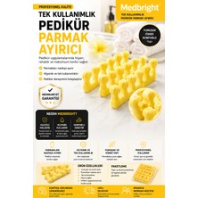 Medbright 100 Adet (50çift) Yüksek Kalite Pedikür Parmak Ayırıcı