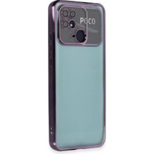 ALK Xiaomi Redmi 10C Kılıf Razer Lensli Silikon - Mor