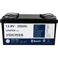 Vocres 12V 200AH Lityum Akü [lifepo4]
