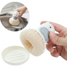 ALK SN-29190 Ninja Tasarımlı Deterjan Hazneli Mutfak Bulaşık Fırçası