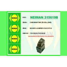 Bescher Ece-Umay Cam Anahtari Ön Sol Sağ Boxer Ii-Jumper Ii Ducato Ii