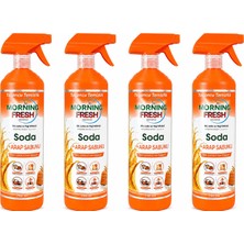 Morning Fresh Soda+Arap Sabunu Özel Seri Yağ ve Leke Giderici Genel Temizlik Ürünü 750 ml ( 4 Lü Set )