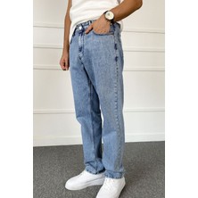 Alışveriş Sokağı Mavi Regular Kalıp Jean Kot Pantolon