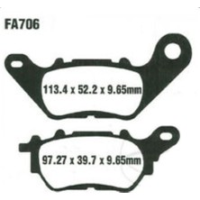 Ebc SFA706 Yamaha Xmax 125 - XMAX300 Arka Fren Balatası