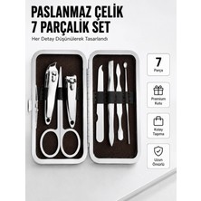 Hace Bazaar Paslanmaz Çelik Kişisel Bakım Seti – 7 Parça