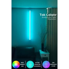 Luciole Rgb LED Strip Tube Light  Lambader Uzaktan Kumandalı Işık Lamba Ampül Aydınlatma Renkli Animasyonlu6