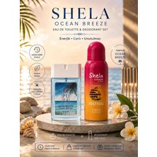 Repute Ocean Breeze Kadın Cep Parfümü 45 ml ve Shela Festival Deodorant 100 ml