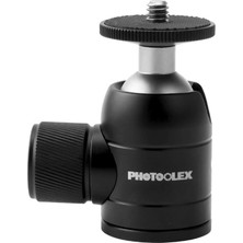 Photoolex Mini Ball Head Evrensel Tripod Başlığı - TF-PH-137CK-PL