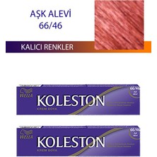 2 Adet Single Tüp Boya Saç Boyası Aşk Alevı 66/46