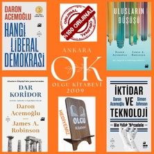Doğan Kitap Dar Koridor - Ulusların Düşüşü - Hangi Liberal Demokrasi - Iktidar ve Teknoloji / 4 Kitap - Daron Acemoğlu /telefon Tutucu Hediye