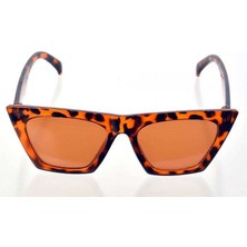 Leopar Çerçeve Cat Eye Kadın Güneş Gözlüğü - Moda Gözlük