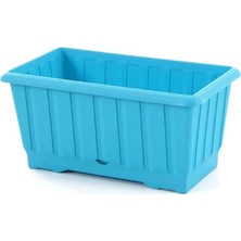 Klasik Balkon Çiçek ve Bitki Saksısı No:1 - 4.3 Litre ROYALEKS-S231