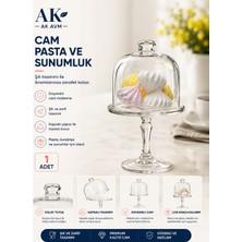 Ak Avm Düz Model Mini Pattiserie Ayaklı Servis Sunum Tabağı , Kurabiyelik