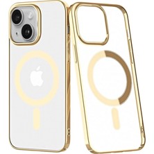 ALK Apple iPhone 14 Plus Kılıf Element Magneticsafe Sert Kapak - Gold