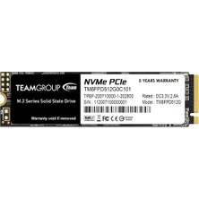 Team MP33 Pro 512 GB TM8FPD512G0C101 Pcı-Express 3.0 M.2 SSD