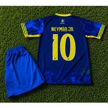 Candy Cup Brezilya 2026/2027 Yeni Sezon Neymar Jr Çocuk Forması 2'li Set (Blue)