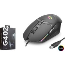 Good Pro G402 Rgb Gaming Mouse 7200 Dpı 7 Tuş 1000Hz Siyah