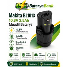 Bataryabank Makita BL1013 Uyumlu 10.8V 2.5AH 2500MAH Li-Ion Muadil Matkap Bataryası