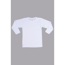 Beberium Çocuk Uzun Kollu Basic Body Beyaz