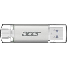 Acer 512GB USB 3.2 UT300-512GB Usb-A+Usb-C Çift Taraflı Metal Flash Bellek