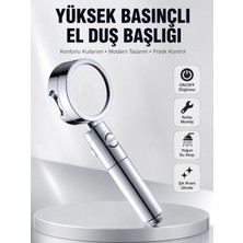 Hace Bazaar Kolay Montajlı 3 Modlu Yüksek Basınç Duş Başlığı