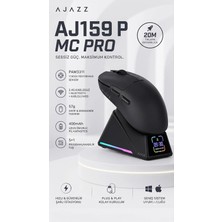 Ajazz AJ159 P Mc Pro Tft Ekranlı Şarj Istasyonlu 24.000 Dpı Paw 3311 Oyuncu Mouse