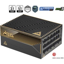 MSI Msı Meg AI1600T Pcıe5 1600W80+ Tıtanıum Fulmodular