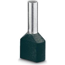 Cat TE1508-1 ,2x1.5mm²/siyah 100-ADET Kablo Yüksük