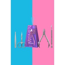 Staleks Women Home Pro 4 Parça Manikür Seti Whp-02 Yüksek Kaliteli Paslanmaz Çelik ile Şık Tasarım