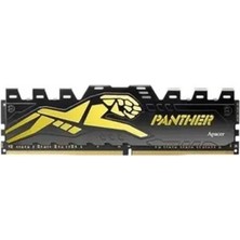 Apacer 16GB (1X16GB) 3200MHZ Ddr4 Panther Black-Gold AH4U16G32C28Y7GAA Pc Ram