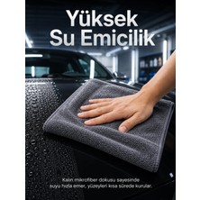 ALK Mikrofiber Tank Bezi Araç Iç ve Dış Temizlik Için Çizmez Yumuşak Kurulama Bezi