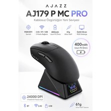 Ajazz AJ179 P Mc Pro Tft Ekranlı Şarj Istasyonlu 24.000 Dpı Paw 3311 Oyuncu Mouse