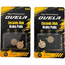 Ovela Onvo Scooter 011 & 012 Plus & V12 Uyumlu Seramik Uzun Ömürlü [2ÇİFT] Fren Balatası M16